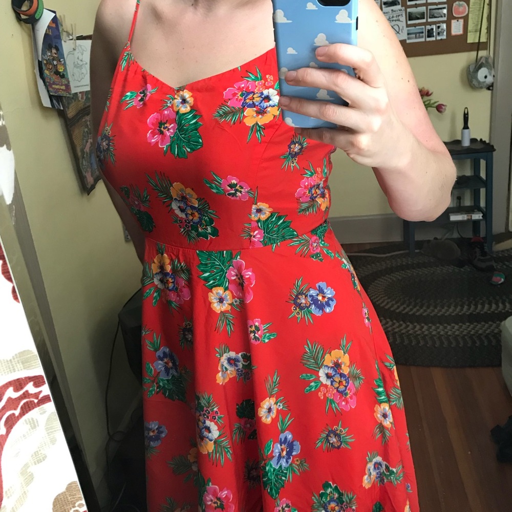 Floral Old Navy Dress - Size L